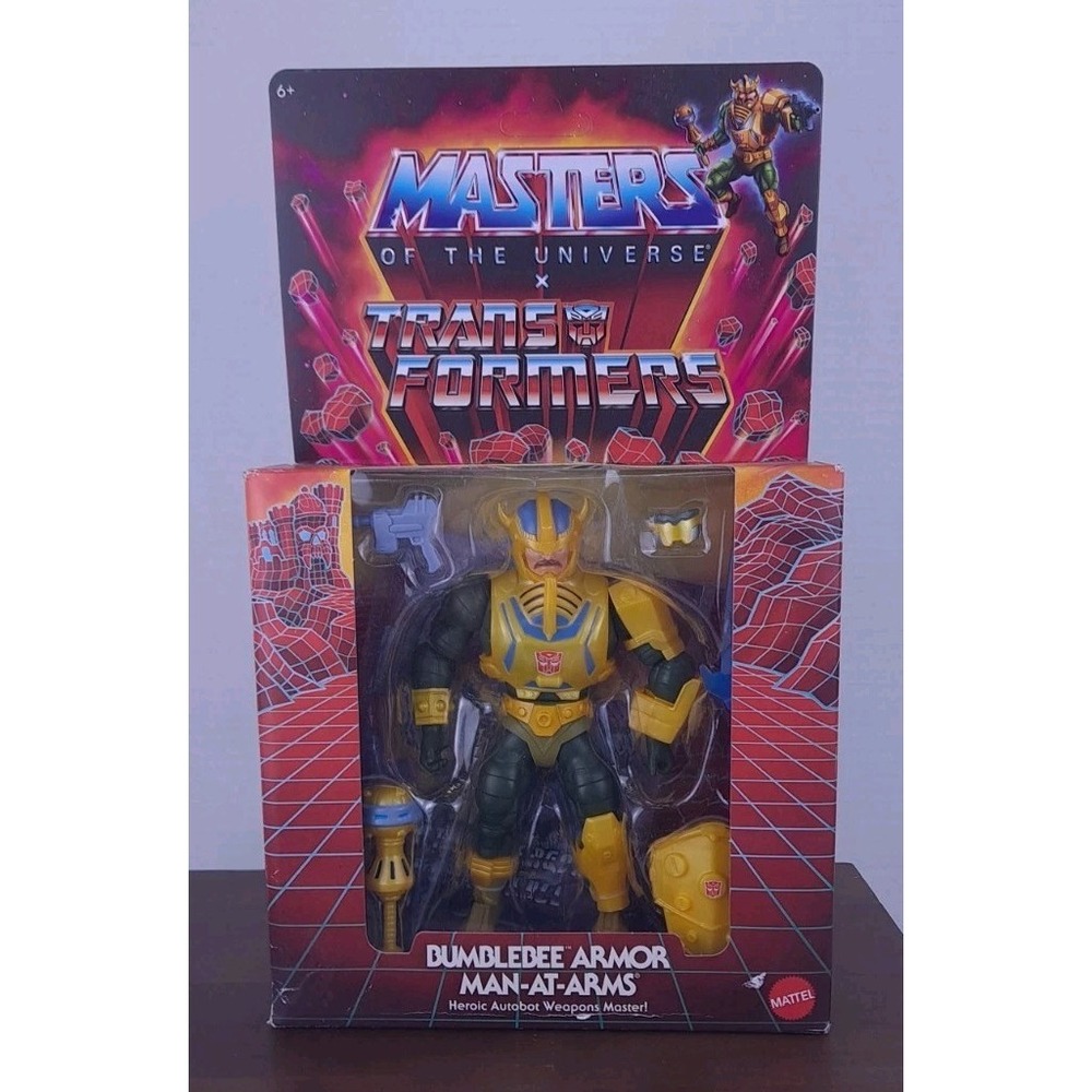 Masters of the Universe X Transformers Bumblebee Armor Man-At-Arms Action Figure